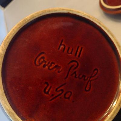 Vintage Hull USA Glazed Pottery Cookie Jar