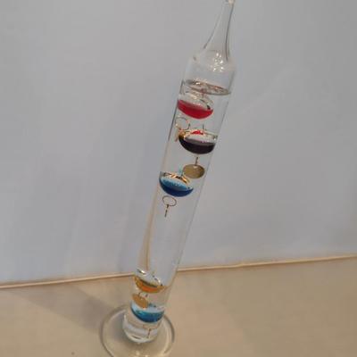 Galileo Thermometer- Approx 11 1/4" Tall