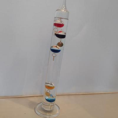 Galileo Thermometer- Approx 11 1/4" Tall