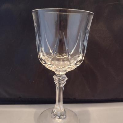 Cristal D'Arques Durand Wine Glasses- Auteuil Pattern- Set of 11
