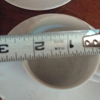 Richard Gimori Demitasse Set- Six Cups and Saucers