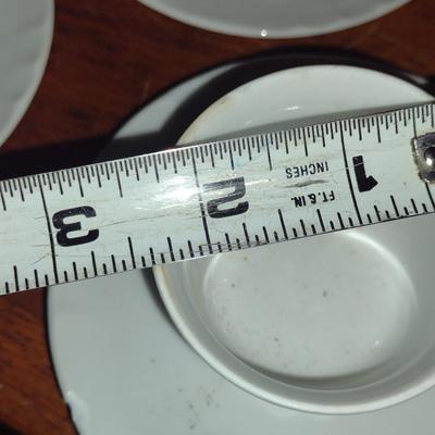 Richard Gimori Demitasse Set- Six Cups and Saucers