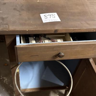 Vintage Nightstand with Chamberpot Holder