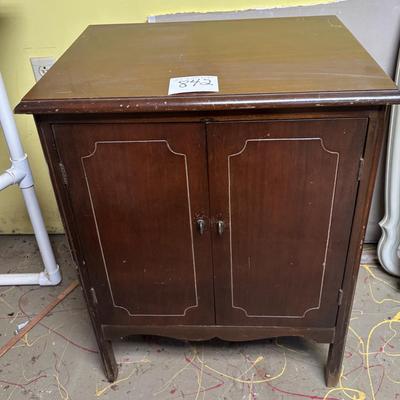 Vintage Record Cabinet