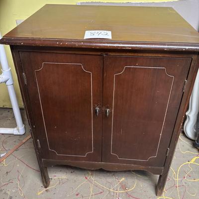 Vintage Record Cabinet