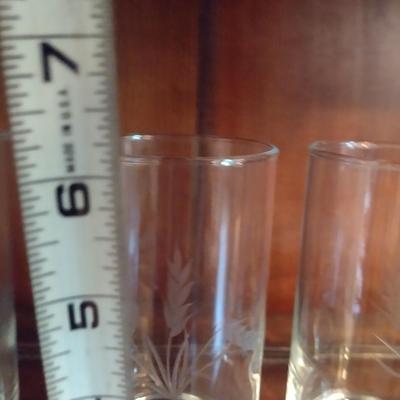 Collection of Glassware- Glasses and Cream & Sugar