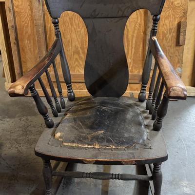 Vintage Wooden Rocking Chair