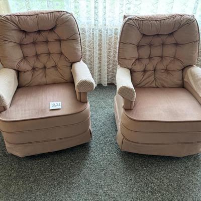 Matching Chairs and Ottomans