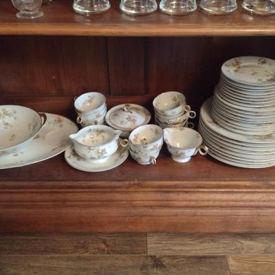 Haviland France China Set- Autumn Leaf Pattern- Approx 38 Pieces