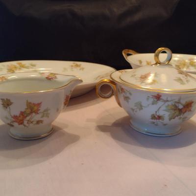 Haviland France China Set- Autumn Leaf Pattern- Approx 38 Pieces