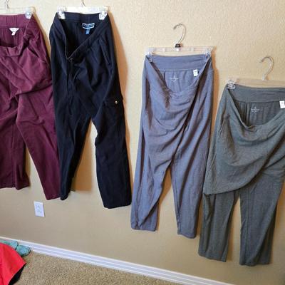 Women's Casual & Active Pants Lot – 4 Pairs (Sizes S–L)