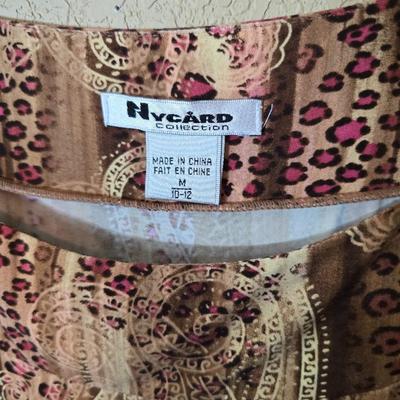 Women's Patterned Tunic Tops – L/XL