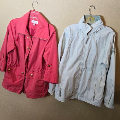 Two Women's Jackets = Size Medium & 12