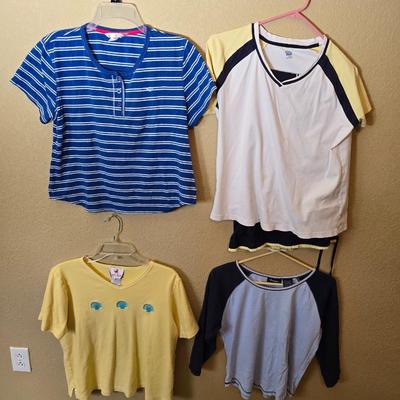 Women's Casual & Sporty Tees – Stripes, Raglan, and Graphic Styles