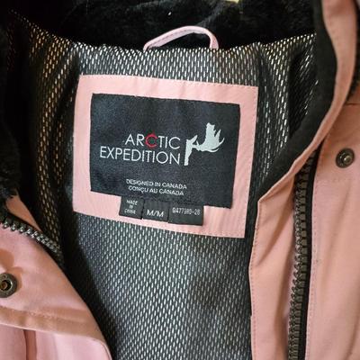 Arctic Expedition Women's Pink Puffer Coat – Size M