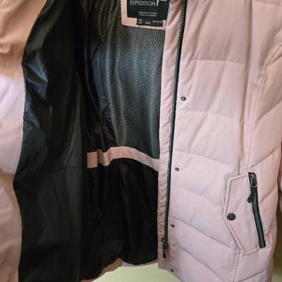 Arctic Expedition Women's Pink Puffer Coat – Size M