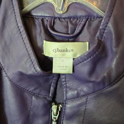 2-Piece Faux Leather Jacket Lot – Christopher & Banks - CJ Banks