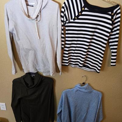 Women’s Sweater & Top Lot – S, Assorted Brands (Chaps, Karen Scott, Vince Camuto, Cynthia Rowley)