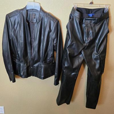 2-Piece Faux Leather Outfit – G.I.L.I. Jacket (10) & Cara Santana x Apt. 9 Pants (8)