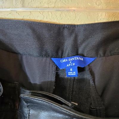 2-Piece Faux Leather Outfit – G.I.L.I. Jacket (10) & Cara Santana x Apt. 9 Pants (8)