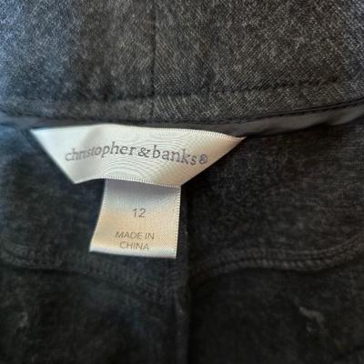 3-Piece Women's Pants Lot – Size 12 – Christopher & Banks & Gloria Vanderbilt