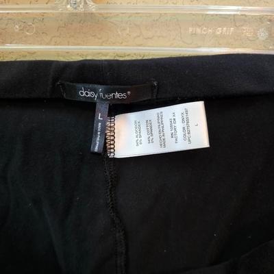 Women's Leggings – Black, Denim Look, and Argyle – Size L/XL