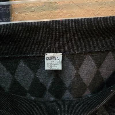 Women's Leggings – Black, Denim Look, and Argyle – Size L/XL