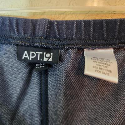 Women's Leggings – Black, Denim Look, and Argyle – Size L/XL