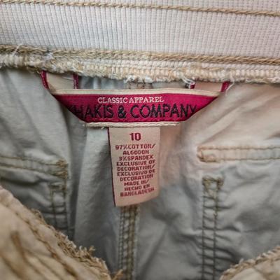 3 Women’s Size 10 Shorts – Time and Tru, Khakis & Company, Christopher & Banks