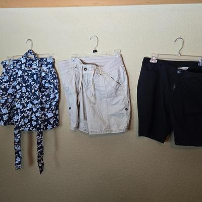 3 Women’s Size 10 Shorts – Time and Tru, Khakis & Company, Christopher & Banks