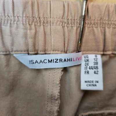 2 Women's Pull-On Pants – Isaac Mizrahi Live & Quacker Factory – Sizes S & 8