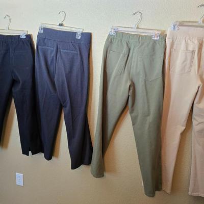 Women’s Size 8-8P & Small Pull-On and Casual Pants – 4 Pairs