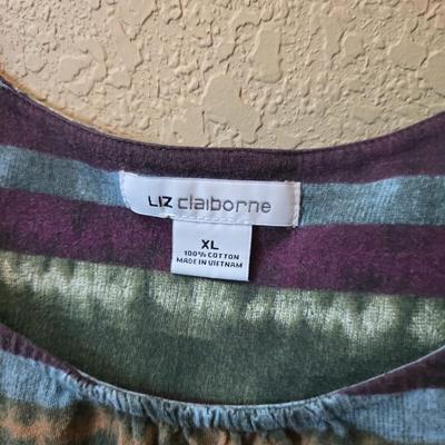 4 Women’s Tops – Sport Savvy, Liz Claiborne, AB Studio – Size L/XL