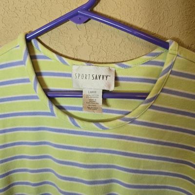 4 Women’s Tops – Sport Savvy, Liz Claiborne, AB Studio – Size L/XL