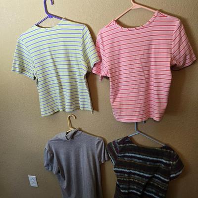 4 Women’s Tops – Sport Savvy, Liz Claiborne, AB Studio – Size L/XL