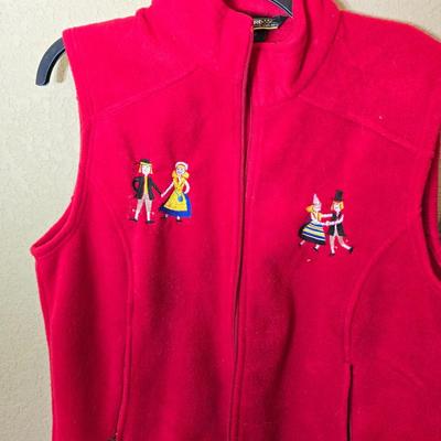 Women’s Outerwear – Fleece Vest & Windbreaker – Size L