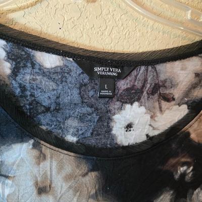Women’s Fashion Tops – Size L – Silk, Denim, and Floral Styles