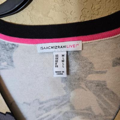 Women’s Printed Long Sleeve Tops – Size M/L – Isaac Mizrahi, JM Collection, Studio