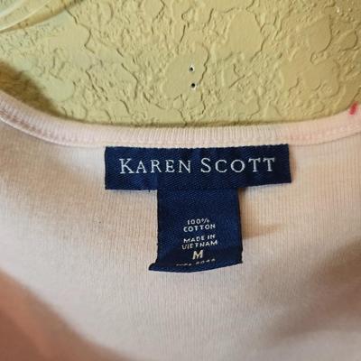 Women’s Short-Sleeve Cotton Tops – Size M – Karen Scott, Koret, St. John's Bay
