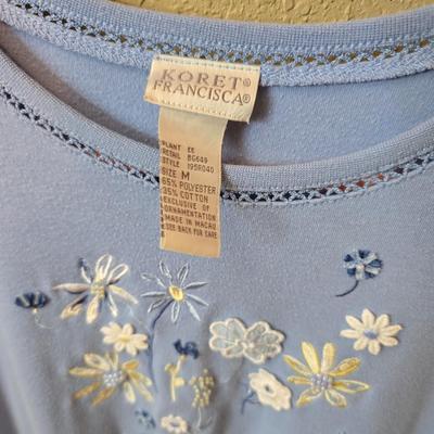 Women’s Short-Sleeve Cotton Tops – Size M – Karen Scott, Koret, St. John's Bay