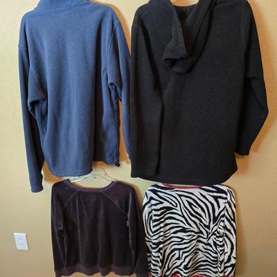 Cozy Classics & Bold Prints – Alfred Dunner, Columbia, Karen Scott & More – Size M Tops & Outerwear