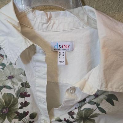 Embroidered Denim & Easy Days: 5-Piece Women’s Clothing Lot (M/L, Size 12)