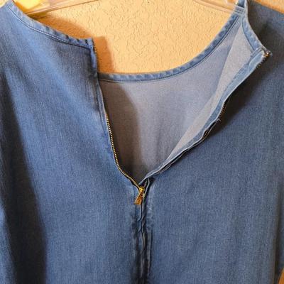 Embroidered Denim & Easy Days: 5-Piece Women’s Clothing Lot (M/L, Size 12)