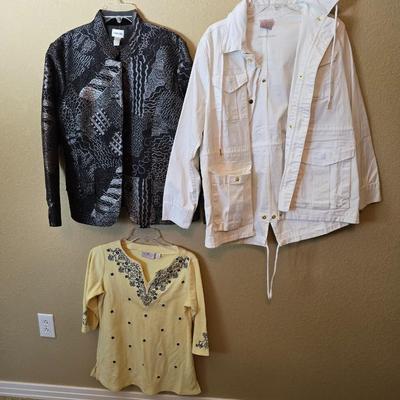Stylish Statement Layers – Jackets & Embellished Tops (XS–S)