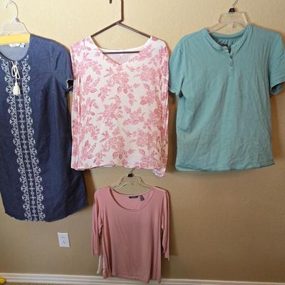 4 Women's Small Tops - Various Brands