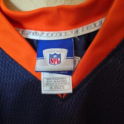 Denver Broncos Memorabilia Lot with Scheffler Jersey