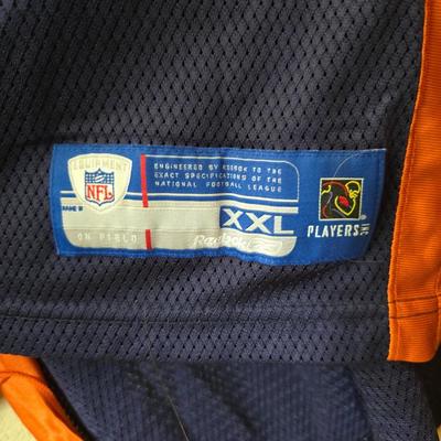 Denver Broncos Memorabilia Lot with Scheffler Jersey