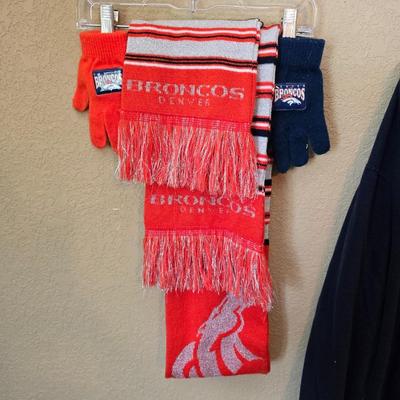 Denver Broncos Apparel and Accessories Lot