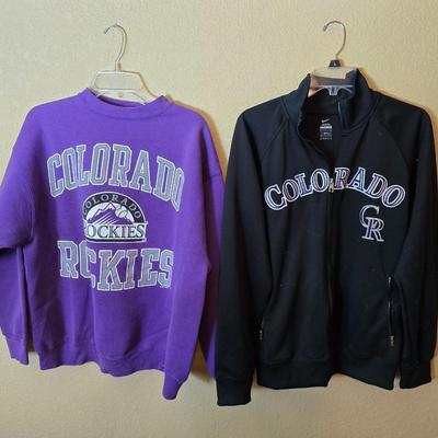 Colorado Rockies Sweatshirt and Jacket, Two-Piece Set