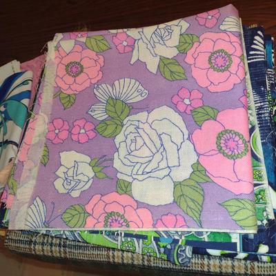 Collection of Fabric for Sewing and Crafting